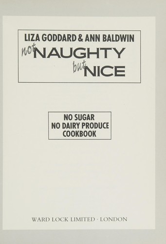 Cover for Not Naughty But Nice
