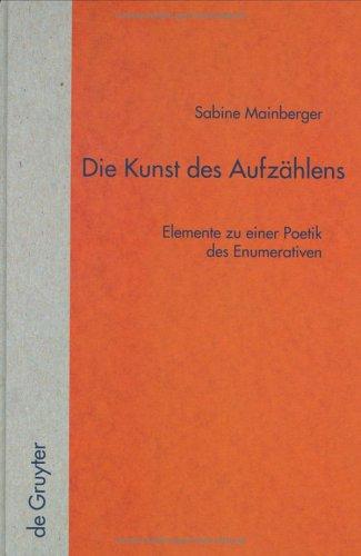 Cover for Die Kunst des Aufzählens