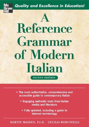 Cover for A Reference Grammar of Modern Italian, 2 Edition