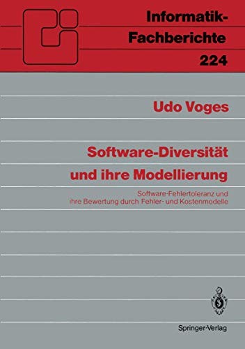 Cover for Software-Diversität und Ihre Modellierung