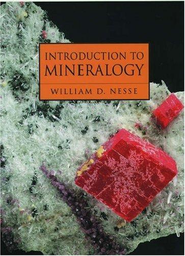 Cover for Introduction to mineralogy