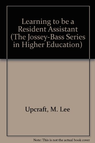 Cover for Learning to be a resident assistant