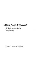 Cover for Alfred North Whitehead