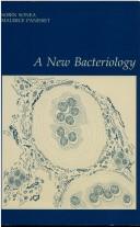 Cover for A new bacteriology