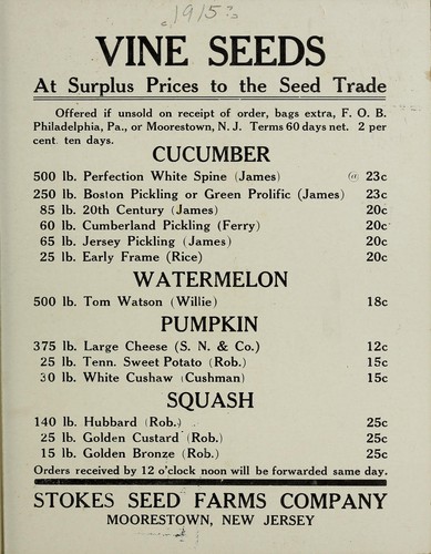 Cover for Vine seeds
