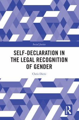 Cover for Self-Declaration in the Legal Recognition of Gender