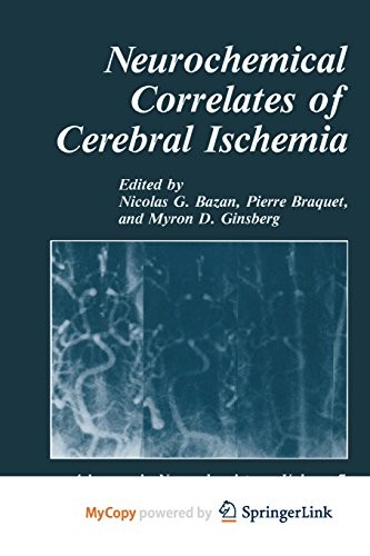 Cover for Neurochemical Correlates of Cerebral Ischemia