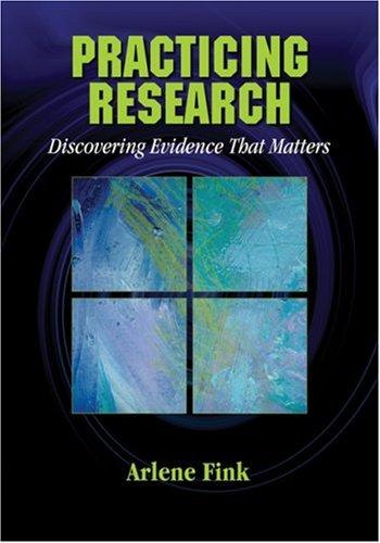 Cover for Practicing Research