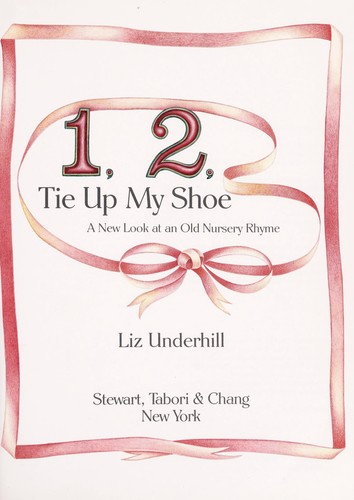 Cover for 1, 2, tie up my shoe