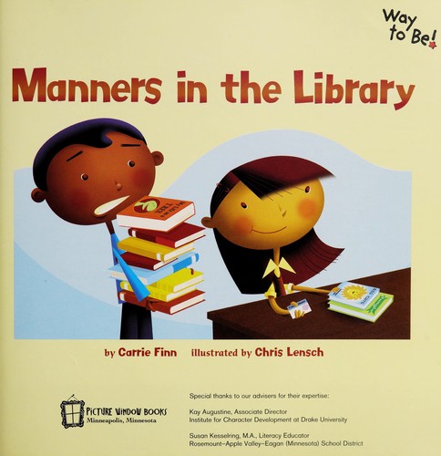 Cover for Manners in the library