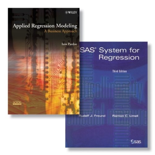 Cover for SAS System for Regression + Applied Regression Modeling Set