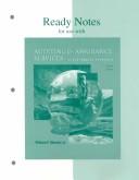 Cover for Ready Notes for use with Auditing and Assurance Services, 2e
