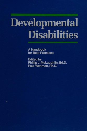 Cover for Developmental disabilities