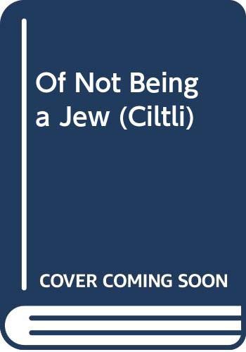 Cover for Of Not Being a Jew