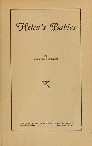 Cover for Helen's babies