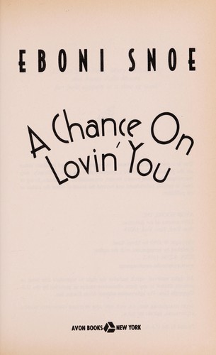 Cover for A chance on lovin' you