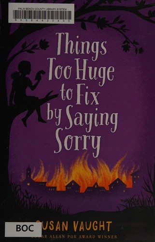 Cover for Things too huge to fix by saying sorry