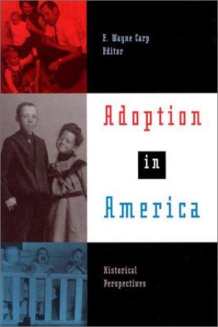 Cover for Adoption in America