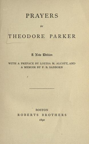 Cover for Prayers.
