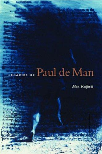 Cover for Legacies of Paul de Man