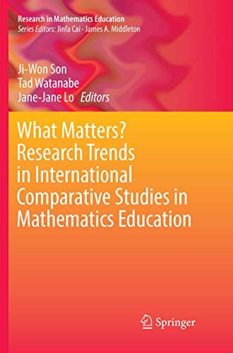 Cover for What Matters? Research Trends in International Comparative Studies in Mathematics Education