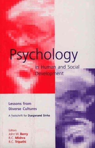 Cover for Psychology in Human and Social Development: Lessons from Diverse Cultures