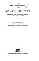 Cover for Markt und Staat