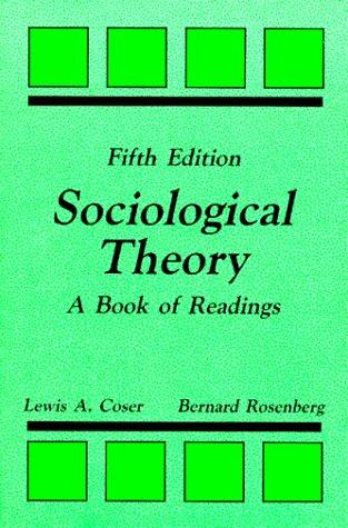 Cover for Sociological Theory