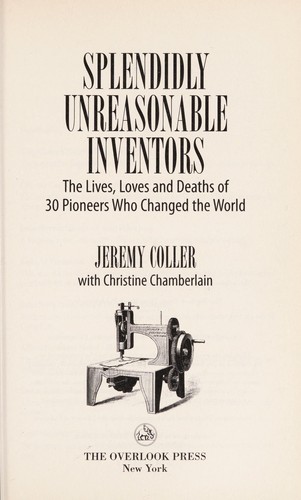 Cover for Splendidly unreasonable inventors