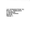 Cover for An Introduction to Social Research