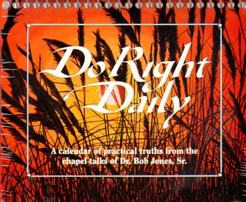 Cover for Do Right Daily