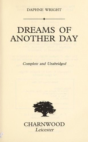 Cover for Dreams of Another Day