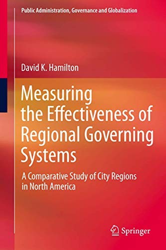 Cover for Measuring the Effectiveness of Regional Governing Systems