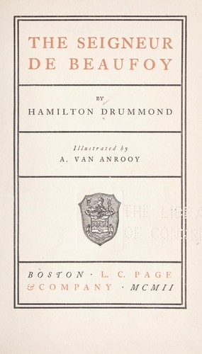 Cover for The seigneur de Beaufoy