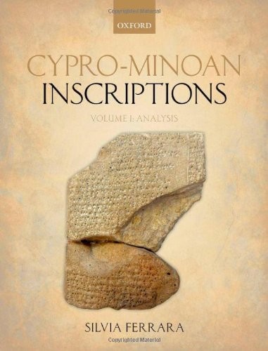 Cover for Cypro-Minoan Inscriptions: Volume 1: Analysis