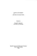 Cover for Studies on Don Quijote and other Cervantine works
