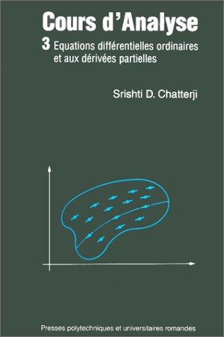 Cover for Cours d'analyse