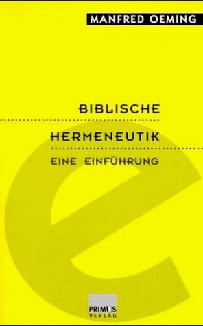 Cover for Biblische Hermeneutik