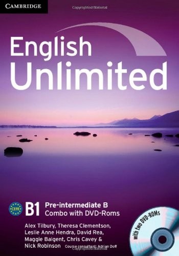 Cover for English Unlimited Pre-intermediate B Combo with DVD-ROMs