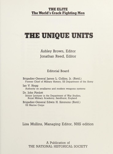 Cover for The Unique units