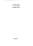 Cover for La regla de tres