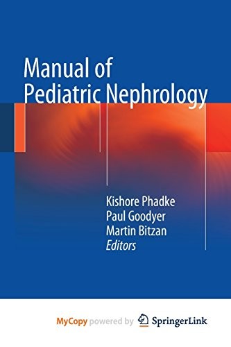 Cover for Manual of Pediatric Nephrology