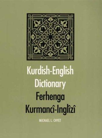 Cover for Kurdish Dictionary