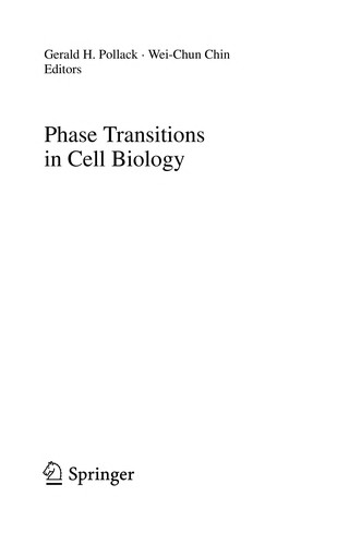 Cover for Phase transitions in cell biology