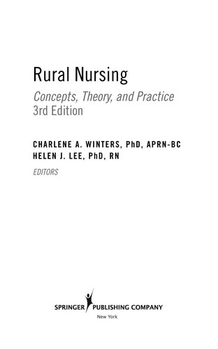 Cover for Rural nursing