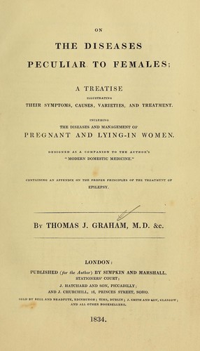Cover for On the diseases peculiar to females