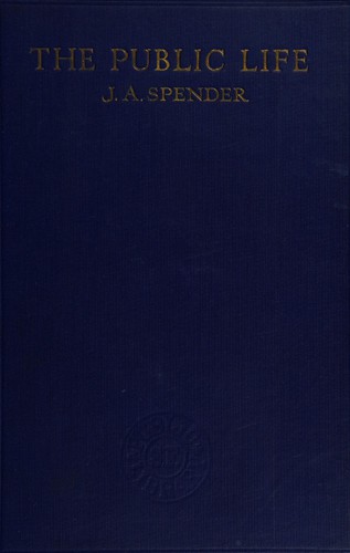 Cover for The public life