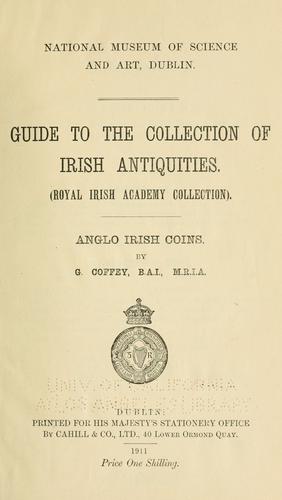 Cover for Guide to the collection of Irish antiquities.
