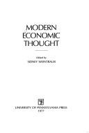 Cover for Modern economic thought