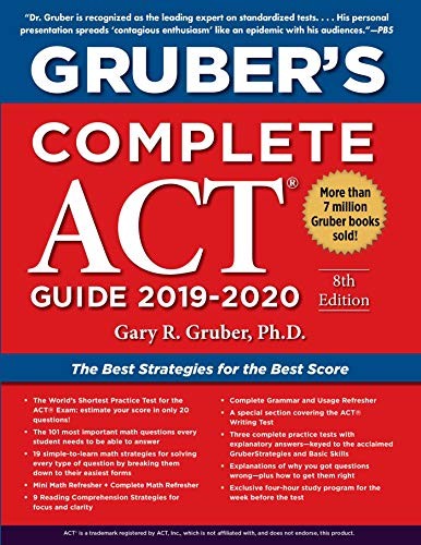 Cover for Gruber's Complete ACT Guide 2019-2020